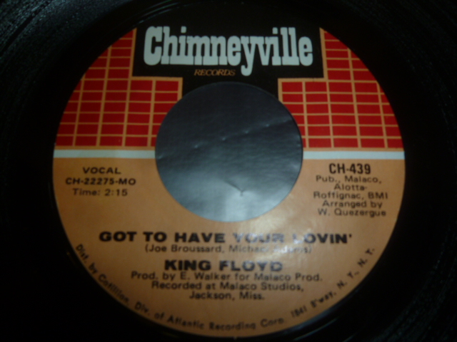 画像1: KING FLOYD/GOT TO HAVE YOUR LOVIN'