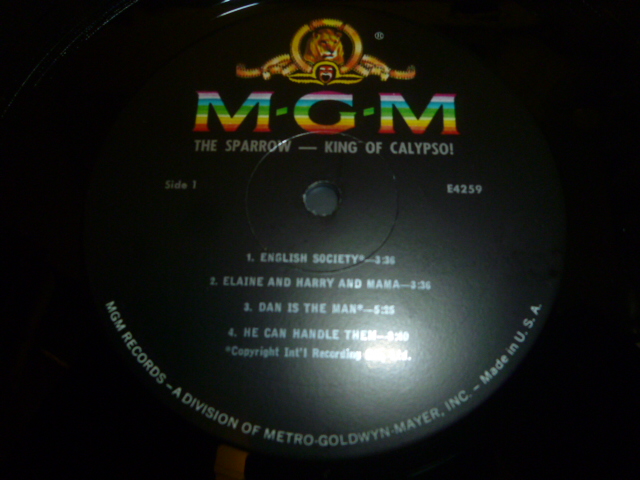 画像: MIGHTY SPARROW/THE SPARROW - KING OF CALYPSO !