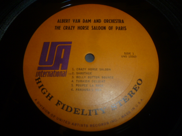 画像: ALBERT VAN DAM & ORCHESTRA/THE CRAZY HORSE SALOON OF PARIS