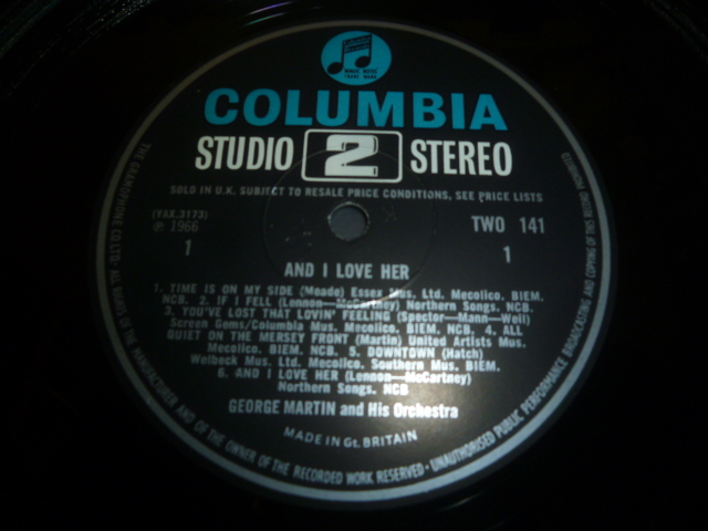 画像: GEORGE MARTIN & HIS ORCHESTRA/ AND I LOVE HER