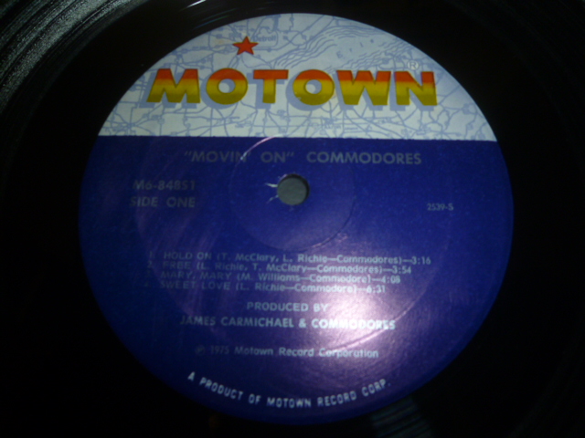 画像: COMMODORES/MOVIN' ON