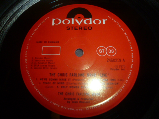 画像: CHRIS FARLOWE BAND/LIVE