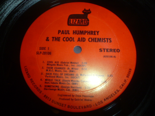 画像: PAUL HUMPHREY & THE COOL AID CHEMISTS/SAME