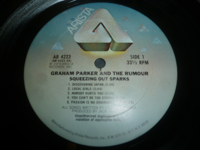 画像: GRAHAM PARKER & THE RUMOUR/SQUEEZING OUT SPARKS