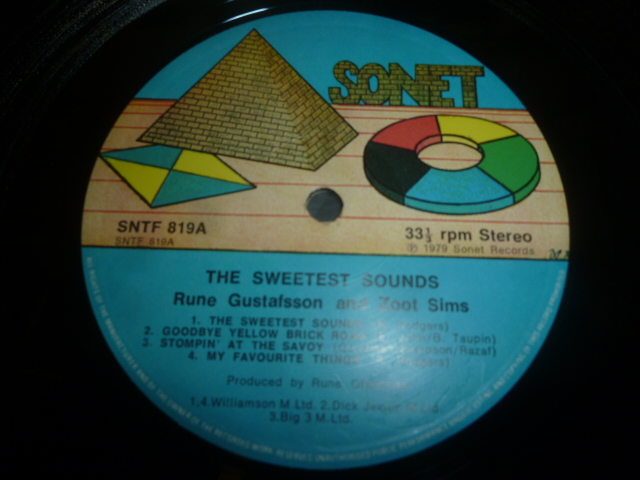 画像: RUNE GUSTAFSSON & ZOOT SIMS/THE SWEETEST SOUNDS