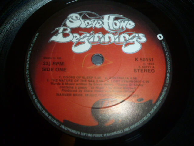 画像: STEVE HOWE/BEGINNINGS