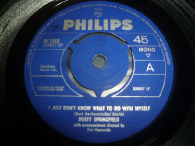 画像1: DUSTY SPRINGFIELD/I JUST DON'T KNOW WHAT TO DO WITH MYSELF