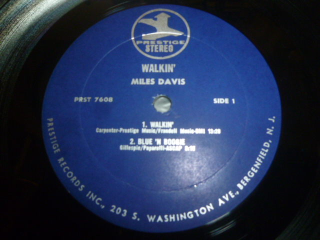 画像: MILES DAVIS/WALKIN'