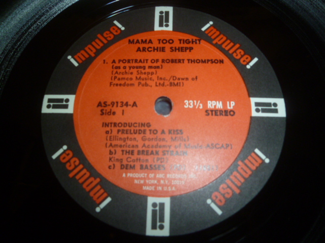 画像: ARCHIE SHEPP/MAMA TOO TIGHT