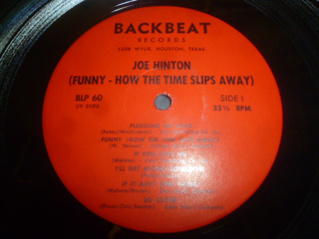 画像: JOE HINTON/FUNNY (HOW THE TIME SLIPS AWAY)