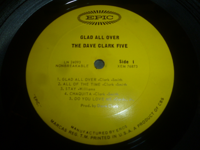 画像: DAVE CLARK FIVE/GLAD ALL OVER