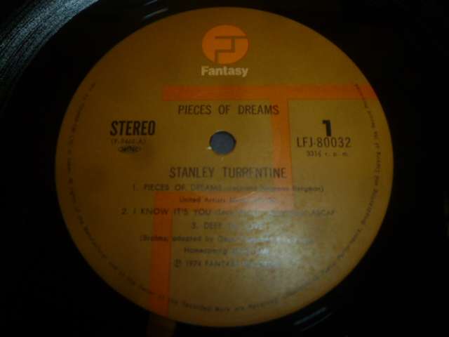 画像: STANLEY TURRENTINE/PIECES OF DREAMS