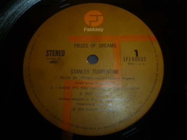 画像: STANLEY TURRENTINE/PIECES OF DREAMS