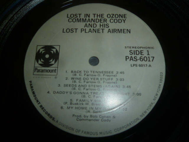 画像: COMMANDER CODY & HIS LOST PLANET AIRMEN/LOST IN THE OZONE