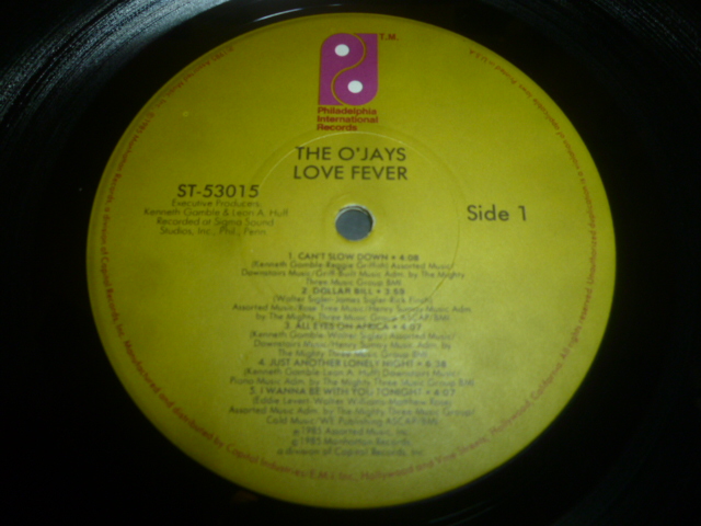 画像: O'JAYS/LOVE FEVER