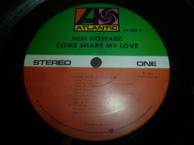 画像: MIKI HOWARD/COME SHARE MY LOVE