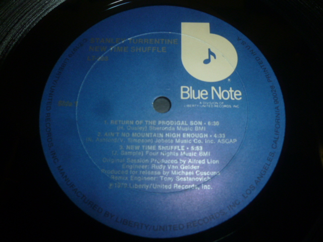 画像: STANLEY TURRENTINE/NEW TIME SHUFFLE