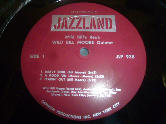 画像: WILD BILL MOORE QUINTET/WILD BILL'S BEAT