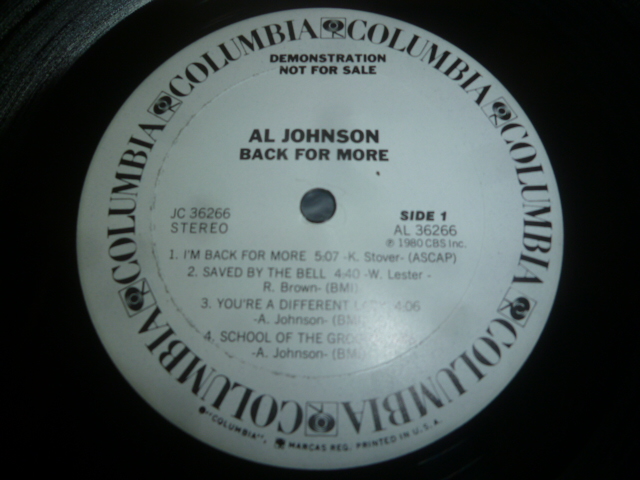 画像: AL JOHNSON/BACK FOR MORE