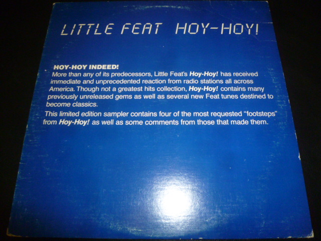 画像1: LITTLE FEAT/HOY-HOY ! (PROMO SAMPLER)