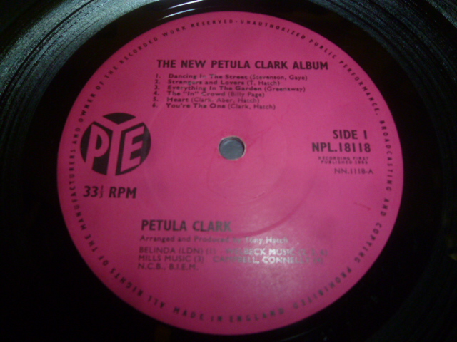 画像: PETULA CLARK/THE NEW PETULA CLARK ALBUM