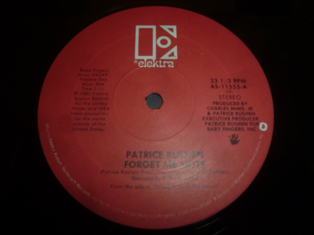 画像: PATRICE RUSHEN/FORGET ME NOTS (12")