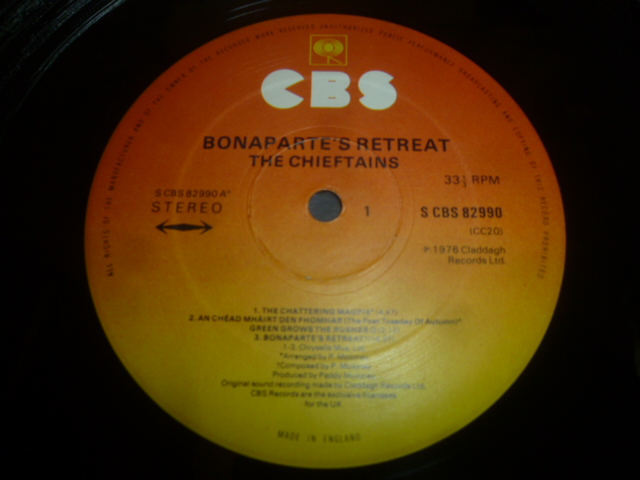 画像: CHIEFTAINS/BONAPART'S RETREAT