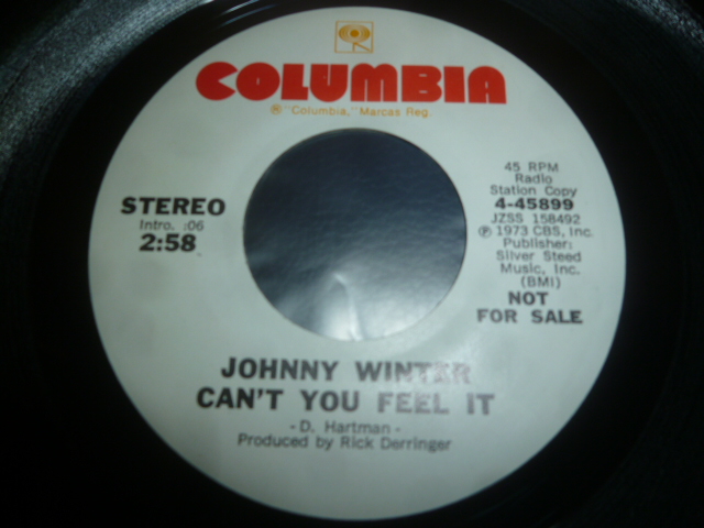 画像: JOHNNY WINTER/CAN'T YOU FEEL IT