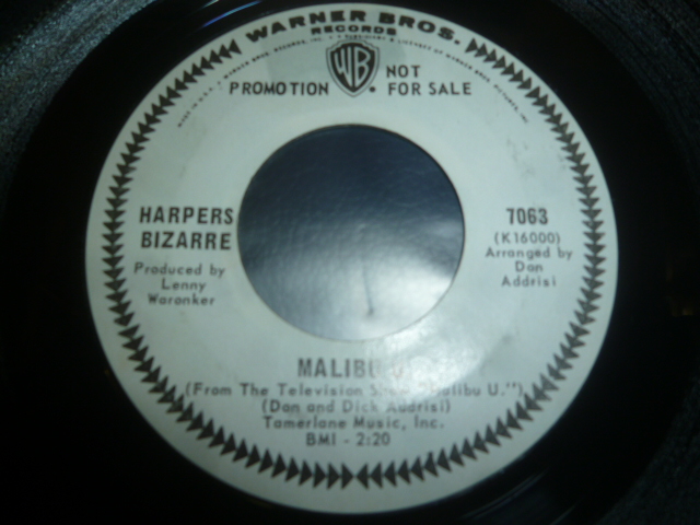 画像1: HARPERS BIZARRE/MALIBU U.