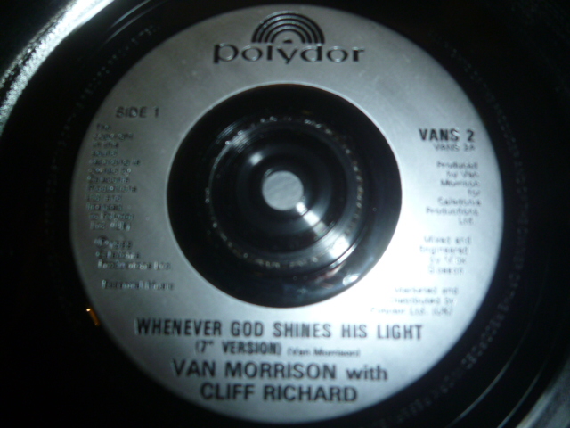 画像: VAN MORRISON WITH CLIFF RICHARD/WHENEVER GOD SHINES HIS LIGHT (7" VERSION)