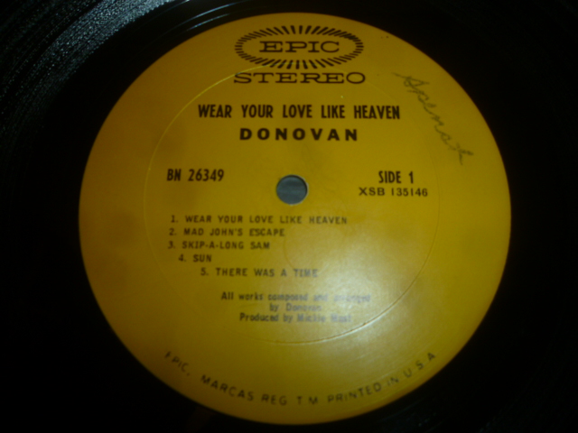 画像: DONOVAN/WEAR YOUR LOVE LIKE HEAVEN