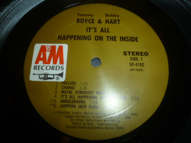 画像: TOMMY BOYCE & BOBBY HART/IT'S ALL HAPPENING ON THE INSIDE