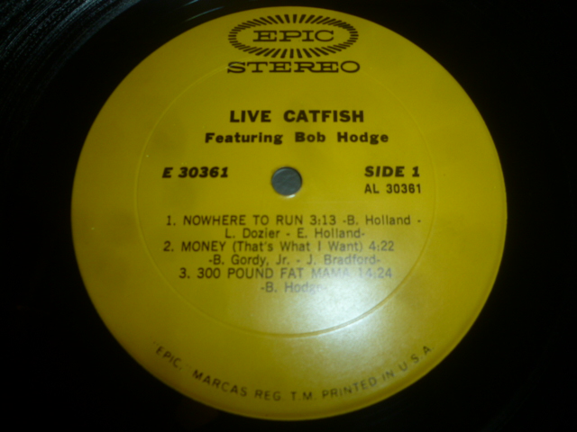 画像: CATFISH FEATURING BOB HODGE/LIVE