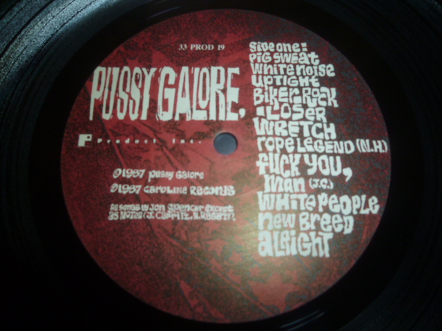 画像: PUSSY GALORE/RIGHT NOW !