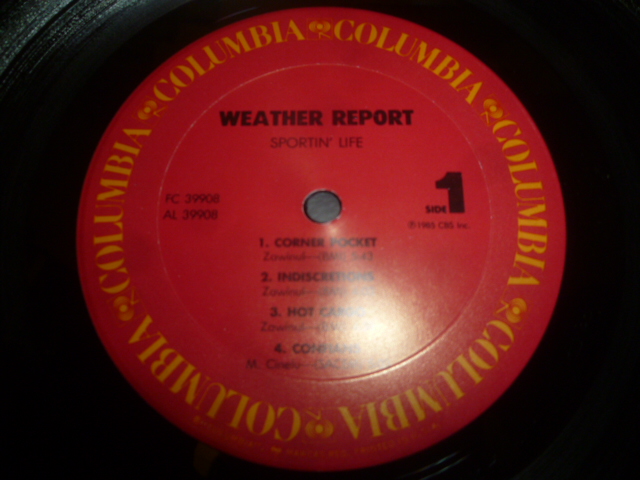 画像: WEATHER REPORT/SPORTIN' LIFE