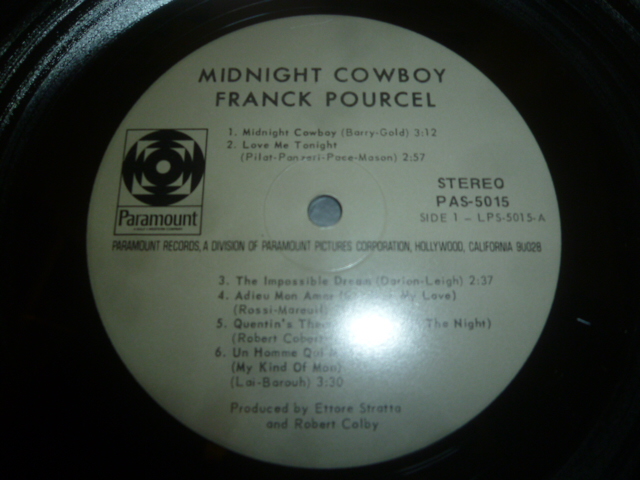 画像: FRANCK POURCEL/MIDNIGHT COWBOY