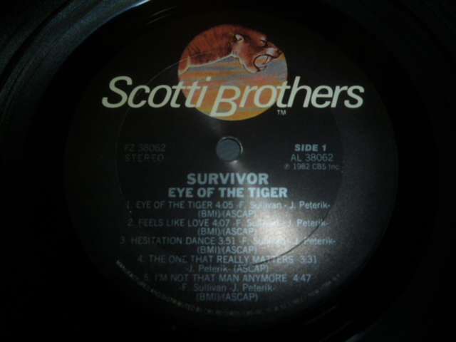 画像: SURVIVOR/EYE OF THE TIGER