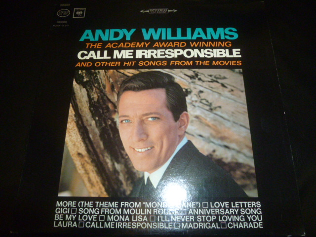 画像1: ANDY WILLIAMS/CALL ME IRRESPONSIBLE