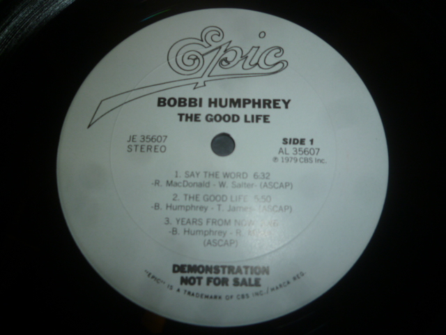 画像: BOBBI HUMPHREY/THE GOOD LIFE