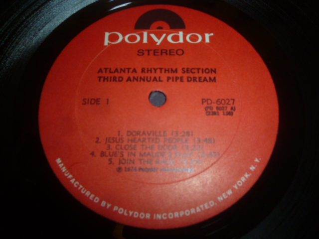 画像: ATLANTA RHYTHM SECTION/THIRD ANNUAL PIPE DREAM