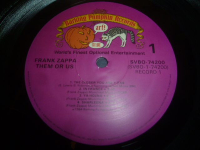 画像: FRANK ZAPPA/THEM OR US