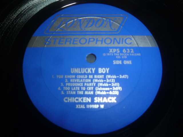 画像: CHICKEN SHACK/UNLUCKY BOY