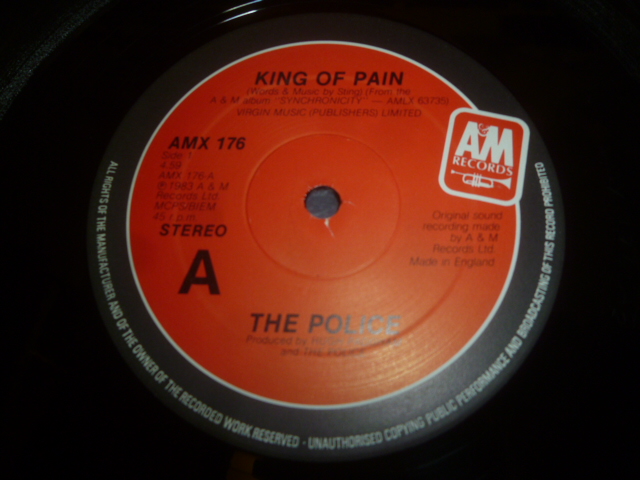 画像: POLICE/KING OF PAIN (12")