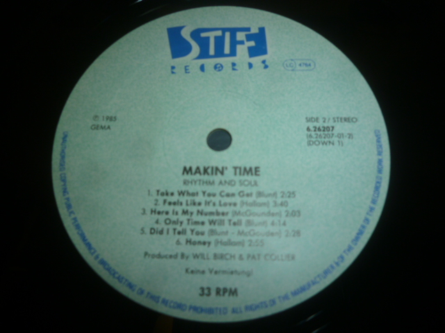 画像: MAKIN' TIME/RHYTHM AND SOUL