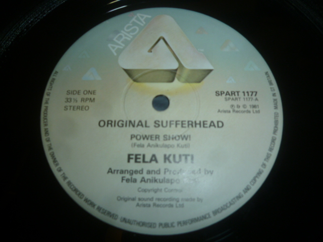 画像: FELA KUTI/ORIGINAL SUFFERHEAD