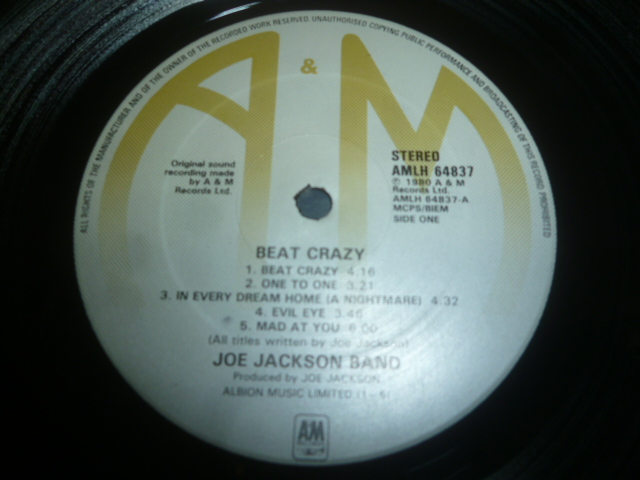 画像: JOE JACKSON BAND/BEAT CRAZY