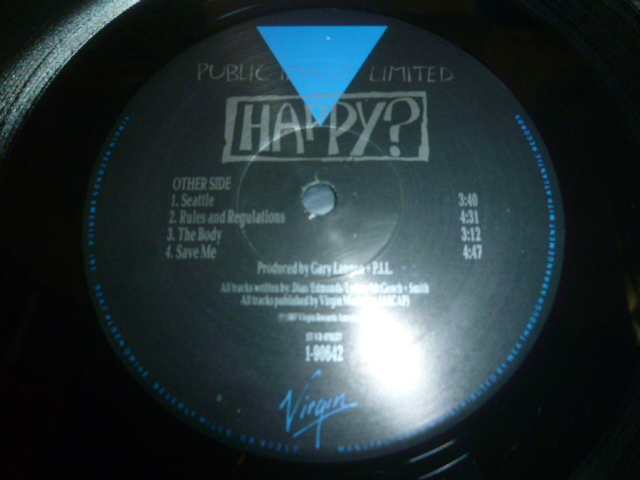 画像: PUBLIC IMAGE LIMITED/HAPPY ?