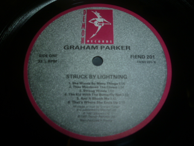 画像: GRAHAM PARKER/STRUCK BY LIGHTNING