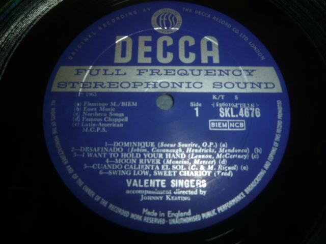 画像: CATERINA VALENTE SINGERS/SAME
