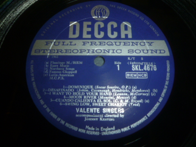 画像: CATERINA VALENTE SINGERS/SAME